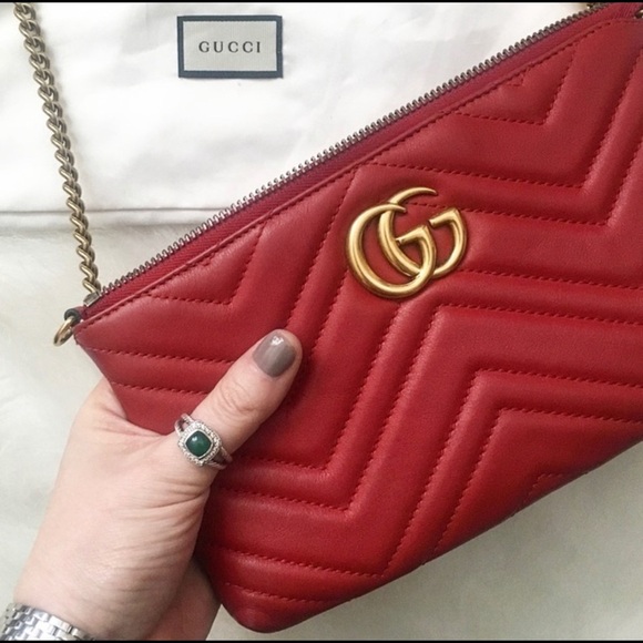 Gucci Marmont Mini Chain Bag - Picture 1 of 6
